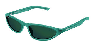 Balenciaga BB0402S women Green Squared Sunglasses