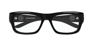 Balenciaga BB0410O men Black Rectangle Eyeglasses