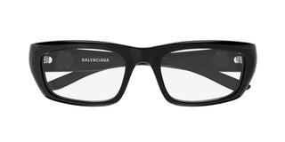 Balenciaga BB0411O unisex Black Rectangle Eyeglasses