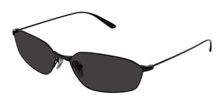 Balenciaga Bb0412s Unisex Black Geometric Sunglasses