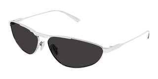 Balenciaga BB0417S unisex Silver Pilot Sunglasses