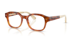 Brunello Cucinelli BC 3010 men Havana Squared Eyeglasses