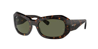 Ray-Ban BEATE RB 2212 unisex Havana Squared Sunglasses