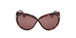 Tom Ford BEATRICE FT1196 women Havana Cat Eye Sunglasses