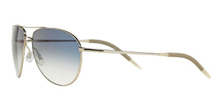 Oliver Peoples BENEDICT OV 1002S men Silver Pilot Sunglasses