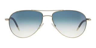 Oliver Peoples BENEDICT OV 1002S men Silver Pilot Sunglasses