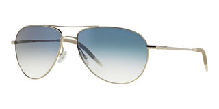 Oliver Peoples BENEDICT OV 1002S men Silver Pilot Sunglasses