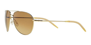 Oliver Peoples BENEDICT OV 1002S men Gold Pilot Sunglasses