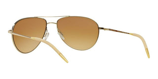 Oliver Peoples BENEDICT OV 1002S men Gold Pilot Sunglasses