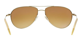 Oliver Peoples BENEDICT OV 1002S men Gold Pilot Sunglasses