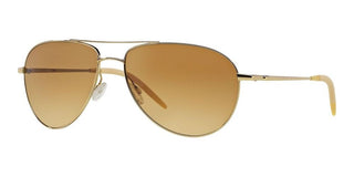 Oliver Peoples BENEDICT OV 1002S men Gold Pilot Sunglasses