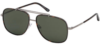 Tom Ford BENTON FT 0693 men Ruthenium Pilot Sunglasses