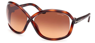 Tom Ford BETTINA FT 1068 women Havana Butterfly Sunglasses