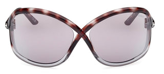 Tom Ford BETTINA FT 1068 women Havana Butterfly Sunglasses