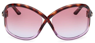 Tom Ford BETTINA FT 1068 women Havana Butterfly Sunglasses