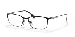 Burberry BE 1357TD men Black Rectangle Eyeglasses