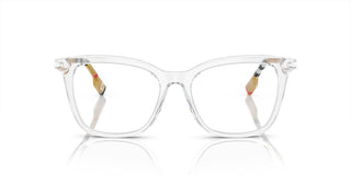 Burberry Be 2390 Women Transparent Squared Eyeglasses