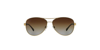 Burberry BE 3080 women Gold Pilot Sunglasses