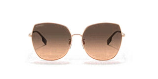 Burberry BE 3136D women Gold Oversize Sunglasses