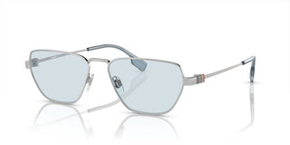 Burberry BE 3146 men Silver Geometric Sunglasses