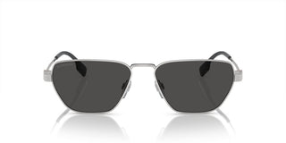 Burberry BE 3146 men Silver Geometric Sunglasses