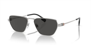 Burberry BE 3146 men Silver Geometric Sunglasses