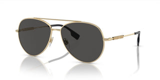 Burberry BE 3147 women Gold Pilot Sunglasses