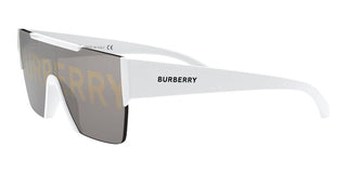 Burberry BE 4291 men White Shield Sunglasses