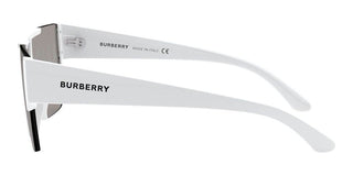 Burberry BE 4291 men White Shield Sunglasses