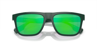 Burberry BE 4402U men Green Squared Sunglasses