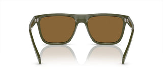 Burberry BE 4402U men Green Squared Sunglasses