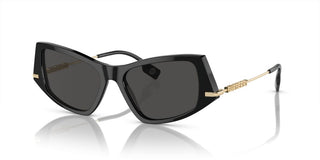 Burberry BE 4408 women Black Geometric Sunglasses