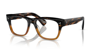 Oliver Peoples BIRELL OV 5524U unisex Havana Squared Eyeglasses