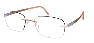 Silhouette BLEND 5555/CR unisex Pink Geometric Eyeglasses