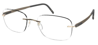 Silhouette BLEND 5555/CR unisex Gold Geometric Eyeglasses