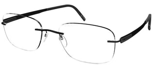 Silhouette BLEND 5555/CR unisex Black Geometric Eyeglasses