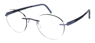 Silhouette BLEND 5555/EP unisex Blue Round Eyeglasses