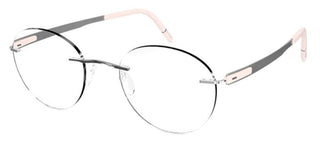 Silhouette BLEND 5555/EP unisex Pink Round Eyeglasses