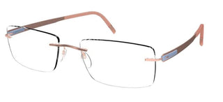 Silhouette BLEND 5555/KK men Pink Geometric Eyeglasses