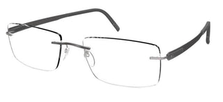 Silhouette BLEND 5555/KK men Grey Geometric Eyeglasses