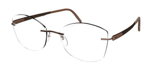 Silhouette BLEND 5555/KL women Brown Butterfly Eyeglasses