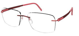 Silhouette BLEND 5555/KR men Red Geometric Eyeglasses