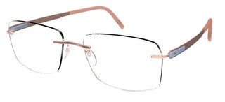 Silhouette BLEND 5555/KR men Pink Geometric Eyeglasses