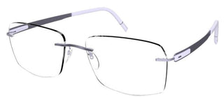 Silhouette BLEND 5555/KR men Violet Geometric Eyeglasses