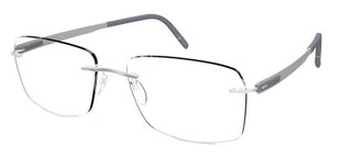 Silhouette BLEND 5555/KR men Grey Geometric Eyeglasses