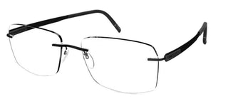 Silhouette BLEND 5555/KR men Black Geometric Eyeglasses