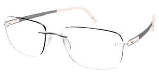 Silhouette BLEND 5555/KS unisex Pink Geometric Eyeglasses