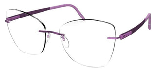 Silhouette BLEND 5555/KU women Violet Butterfly Eyeglasses