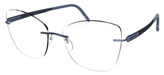 Silhouette BLEND 5555/KU women Blue Butterfly Eyeglasses