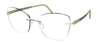 Silhouette BLEND 5555/KU women Green Butterfly Eyeglasses